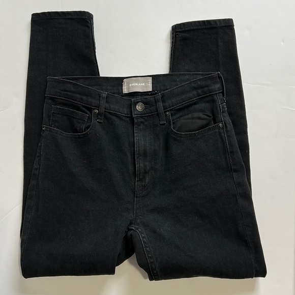 EVERLANE Black High Rise Skinny Ankle Jean Sz 27 - Picture 5 of 11